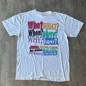 VTG Living Epistles Jesus Shirt Mens Large